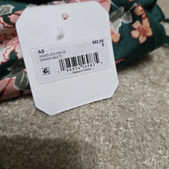 Altar'd State Green Floral Maxi Dress - Picture 9 of 12